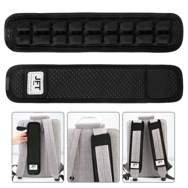 Bangcool 1 Pair Shoulder Strap Pad 3D Soft Non-slip Shoulder Pad Replacement for Backpack