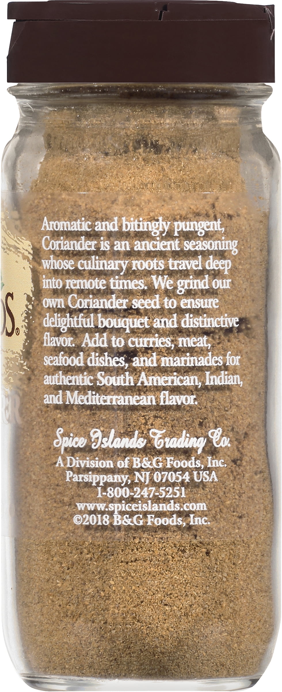 Spice Islands Ground Coriander, Kosher, 1.7 oz