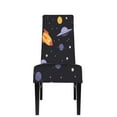 thumbnail image 2 of ZICANCN Universe Space Ship Chair Protectors Seat Covers , Dining Chair Slipcovers 1 Piece for Dining Room Hotel Kitchen, 2 of 8