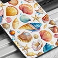 thumbnail image 6 of Lots Of Shells Beach Ocean Faux Leather Travel Luggage Tag, 6 of 7