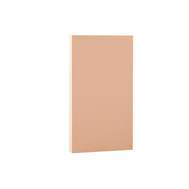Monstrate Diseño geométrico Fotografía Prop Adorno de espuma Interior Cosmético Foto Decoración 22x12x2cm Artesanía Beige 12x22x2CM