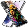 thumbnail image 2 of MUNDAZE Samsung Galaxy Note 10 Plus Shockproof Clear Hybrid Protective Phone Case Sunflowers Graffiti Painting Art Cover, 2 of 5