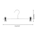 thumbnail image 5 of Unique Bargains 5 Pcs Pants Hanger with Clips Non-slip Garment Hanger White, 5 of 5