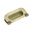 thumbnail image 5 of Uxcell 74x34x5mm Finger Flush Pull Handle Rectangle for Drawer Door Bronze Tone 3 Pack, 5 of 5