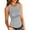 Gray, variant on Vafful Womens Tank Tops High Neck Summer Tanks Cami Sleeveless Tops Basic Shirt Ribbed Racerback Blouses Black Large