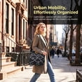 thumbnail image 7 of KXF Multi Pockets Waterproof Nylon Crossboby Bag for Women Roomy Tote Travel Shoulder Bag Handbag Purse, 7 of 7