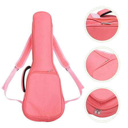 Topbathy guitar case soft Ukulele Bag Pink 1Pcs
