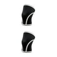 thumbnail image 1 of Thinsony 1/2/3/5 Fashionable And Knee Sleeves For Weightlifting - Lightweight Protection Knee Sleeves Weightlifting Blended Model B black and wh XL 2PCS, 1 of 6