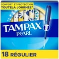 thumbnail image 2 of Tampax Pearl Tampons, with LeakGuard Braid, Regular Absorbency, Unscented 18 count, 2 of 23