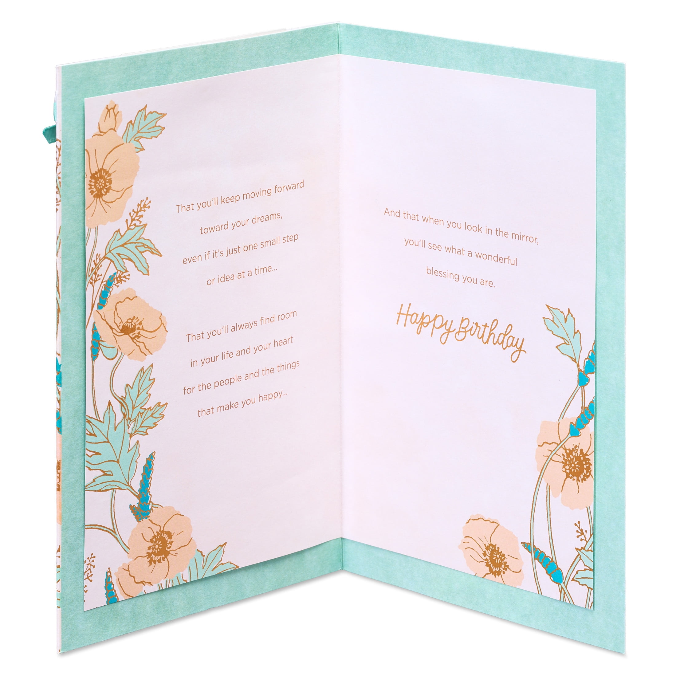 American Greetings Birthday Card for Daughter (Floral Design)