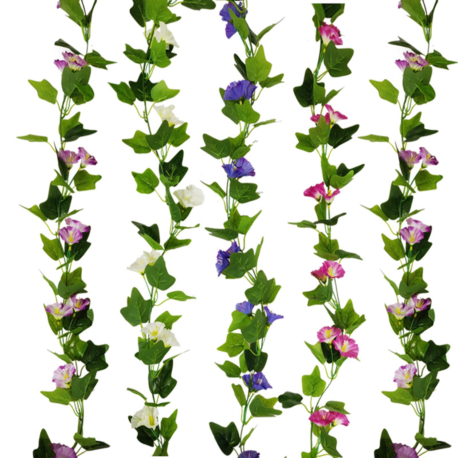 Artificial Plastic BegoniaLeaf Garlands Plant Vine Foliage Flower Home Decor NYN 