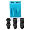 thumbnail image 3 of Amdohai 34 Pcs/Set 15° Woodworking Inclined Hole Locator Drilling Guide Hole Opener Combination Tool Set Woodworking Drilling Regulator Woodworking Hole Jig Kit Hole Locator Drill Bits, 3 of 7