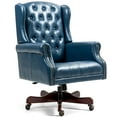 thumbnail image 2 of Homhum Classic Boss Office Chair, High Back Faux Leather Swivel Desk Chair, Adult, Dark Blue, 2 of 7