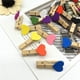 thumbnail image 3 of 100 piezas (coloridas) pinzas de madera Mini clips de madera para fotos 3,5 cm a para fotos, decoración, manualidades Excelente Rendimiento ER019449WL, 3 of 5