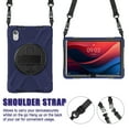 thumbnail image 2 of For Lenovo Tab M11/Tab K11 LTE/Xiaoxin Pad 2025 Case 11 inch, 360 Hand Strap, Shoulder Strap, Kickstand, Rugged Drop Protection, Navy Blue, 2 of 7