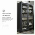 thumbnail image 6 of Signature Design by Ashley Lenston 2-Door Wood Accent Cabinet in Black/Warm Gray, 6 of 10