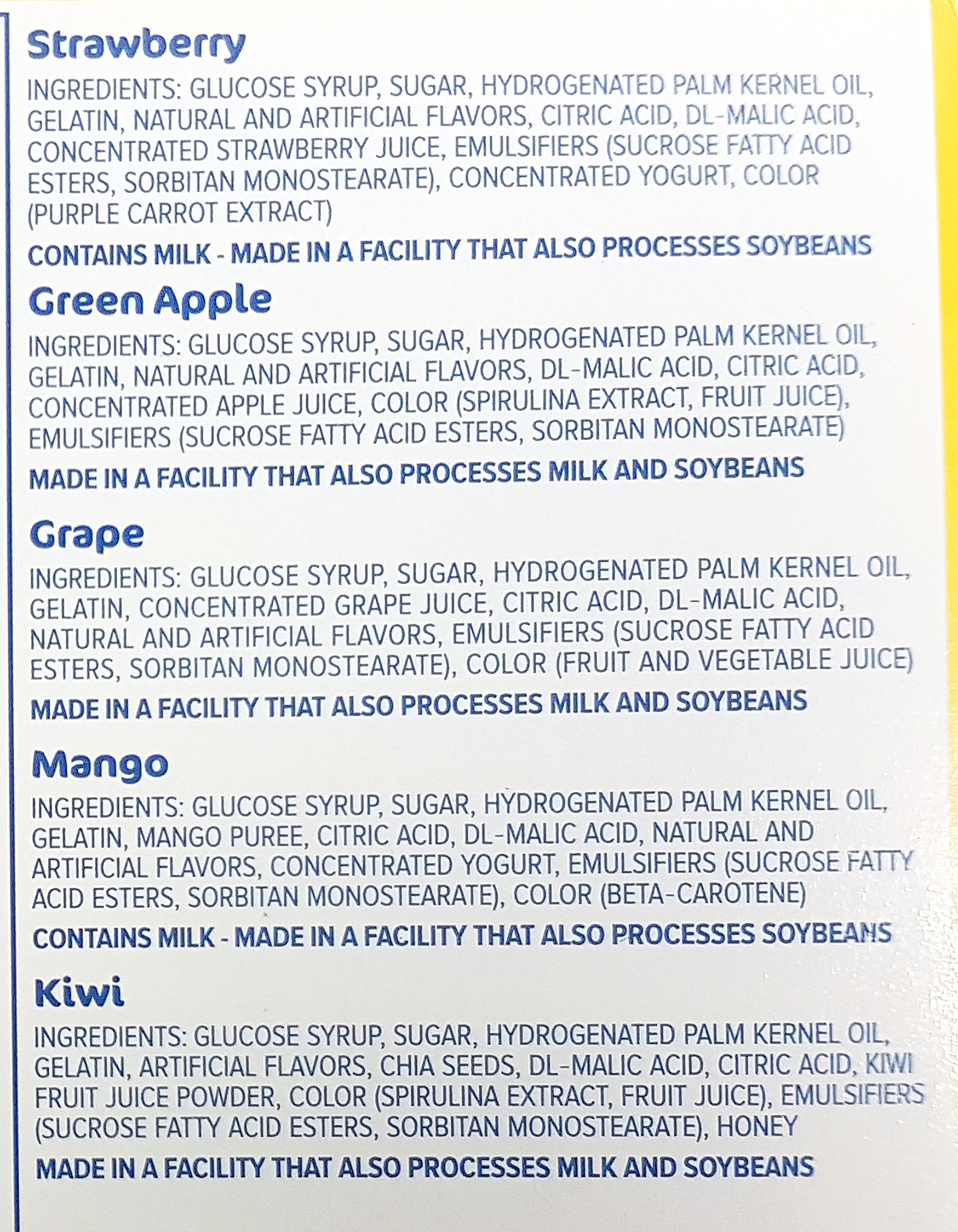Hi-Chew Chewy Fruit Candies Variety Flavors 10-Pack  10 X 1.76 Oz. By Morinaga (Strawberry, Green Apple, Grape, Mango, Kiwi)