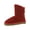 Red, variant on Womens Teenyy Suede Pull On Ankle Boots
