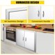 thumbnail image 5 of Puerta Doble para Cocina Exterior 42"x21", Acero Inoxidable 304 con Manija para Uso Comercial y Residencial, 5 of 8