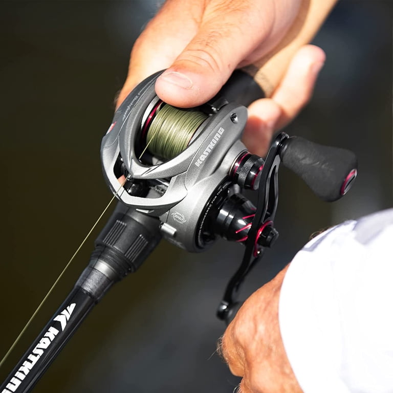 11 pound carbon fiber drag baitcasting reel DOVIELLO BMC100 BFS Ultralight Baitcaster Reels with Clicker 8.1:1 High Speed 11LB Drag Power 11+1BB Reel Super Smooth Bait Finesse System Low Profile- Left Hand : Sports high performance baitcaster fishing reels at affordable innovation prices. Carbon Fiber Kastking Speed Demon