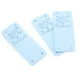 thumbnail image 5 of 100 piezas Etiqueta de cuero PU Color pájaro Hecho a mano Suave 4 agujeros Accesorios de bricolaje útiles para billetera Sombrero (azul cielo), 5 of 10