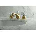 thumbnail image 2 of Kingston Brass KS3967PX 8 in. Widespread Bathroom Faucet, Brushed Brass, 2 of 5