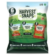 Harvest Snaps Variety Bag Baked Gluten Free Snacks, Veggie Crisps, 3 Flavors, 6 Bags, 5.3 oz