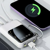 Vacemry Under $5 Portable Power Bank Charger, 10000mAh Digital Display Power Bank, Compact Mobile Battery Pack Charger, Fast Charging Power Bank Device, High Capacity Portable Charger