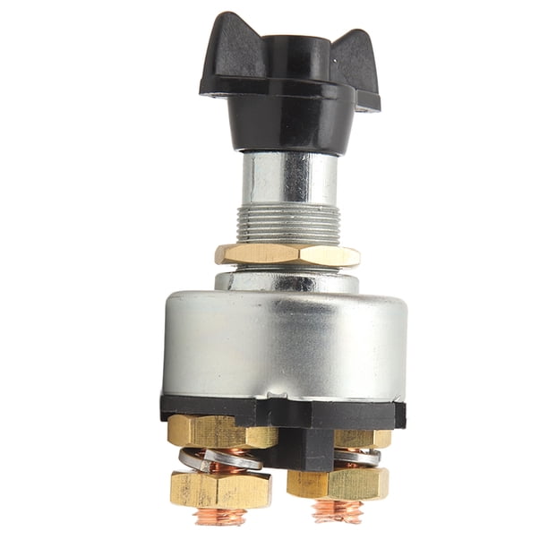 Interruptor De Corte Giratorio, 12 V, 24 V, Interruptor De Corte Giratorio, Encendido Y Apagado, 2 Posiciones, 200 A, Desconexión De Batería, Aislador De Corte De Energía Para Remolques De Yates RV