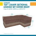 thumbnail image 5 of Duck Covers Ultimate Waterproof 104 Inch Patio Right-Facing Sectional Lounge Set Cover, 5 of 12