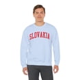 thumbnail image 6 of Slovakia Sweatshirt Gifts Crew Neck Shirt Long Sleeve Unisex, 6 of 7