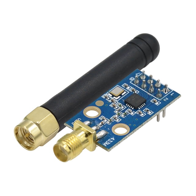 Módulo Inalámbrico CC1101 con Antena SMA Módulo Transceptor Inalámbrico para Mejorar la Señal de 433 MHz