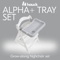 thumbnail image 3 of hauck Alpha+ Adjustable Booster High Chair and High Chair Tray Table, Grey, 3 of 10