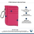 thumbnail image 4 of CTM  Zip Card Case (Women), 4 of 4