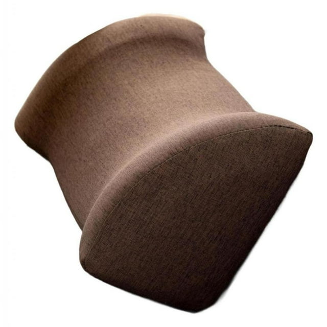 Almohada de respaldo para salón, suave, para coche, sofá, silla de ordenador Café