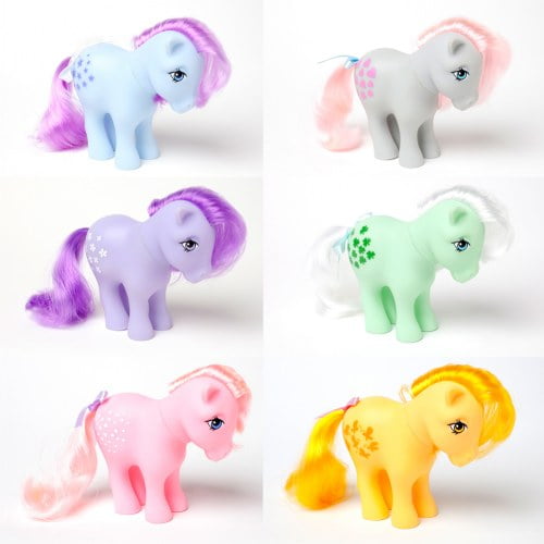 my little pony retro set