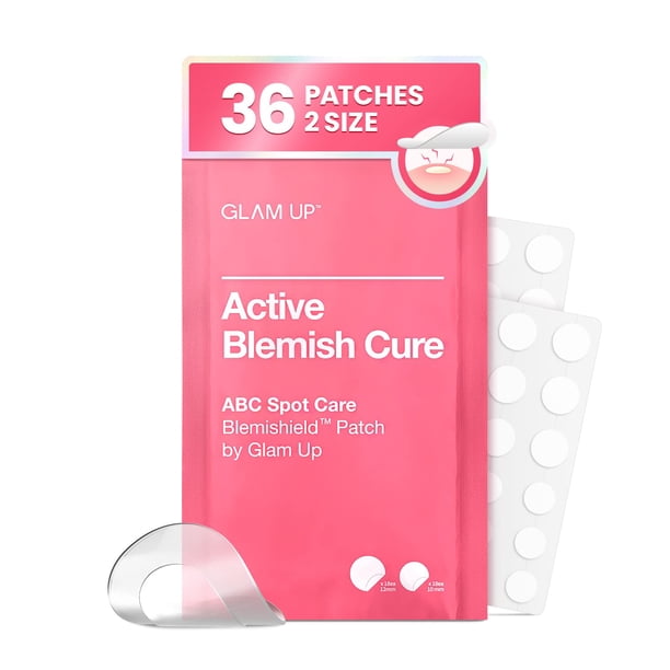 Parches hidrocoloides para manchas y espinillas GLAM UP 36 unidades