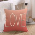 thumbnail image 3 of Funda De Cojín De Lino Love Throw Car Home Decor Funda De Almohada Día De San Valentín Likrtyny Arte Deco, 3 of 4