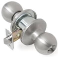 thumbnail image 2 of Tell Empire Satin Stainless Steel Privacy Lockset 1-3/4 in., 2 of 2