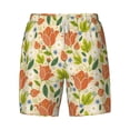 thumbnail image 5 of Rocae Rose Daisy for Men's Swim Trunks Quick Dry With Two Side Pockets and One Lined Patch PocketX-Large, 5 of 9