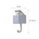 thumbnail image 3 of Gancho de animales de dibujos animados, colgadores decorativos de pared bonitos, gancho para decoración del hogar (gris claro) Ndcxsfigh  Libre de BPA, 3 of 3