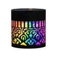 thumbnail image 3 of 2Pcs Solar Mandala Wall Lights,Garden Fence Lights,7‑Color Changing Outdoor Decorative Projection Lamp,Mandala Solar Lights,Waterproof Metal Fence Light for Yard Garden Patio Backyard Post, 3 of 9
