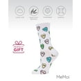 thumbnail image 6 of MeMoi Sweet Candy Bamboo Crew | Valentines Day Socks by MeMoi One Size / White, 6 of 7