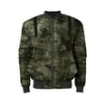 thumbnail image 3 of Ma Croix Mens Padded Parachute Bomber Lightweight Skinny Fit Casual Jacket, 3 of 6
