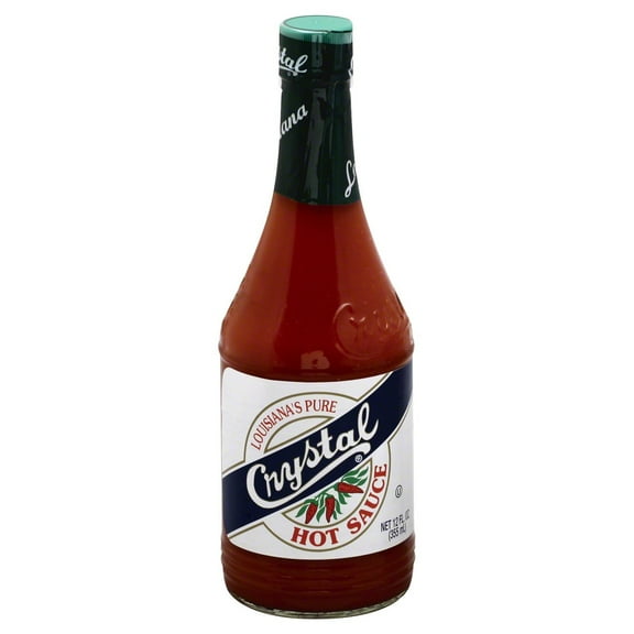 Pack of 2 Crystal Louisiana's Pure Hot Sauce, 12 oz (Package May Vary)