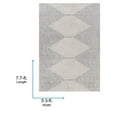 thumbnail image 2 of Livabliss Outdoor Rugs, 5x8 Eagean Global Oatmeal Area Rug for Patio, Porch, Deck, Backyard, Waterproof Indoor Outdoor Carpet (5'3" x 7'7"), 2 of 7