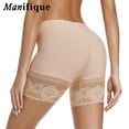 thumbnail image 3 of MANIFIQUE Ladies Underwear for Under Dresses Anti Chafing Lace Shorts, 3 of 7