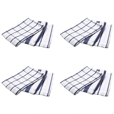 

12Piece High Quality Blue White Plaid Striped Tea Towel Kitchen Towel Napkin Table Cloth 100% Cotton Woven Fabric