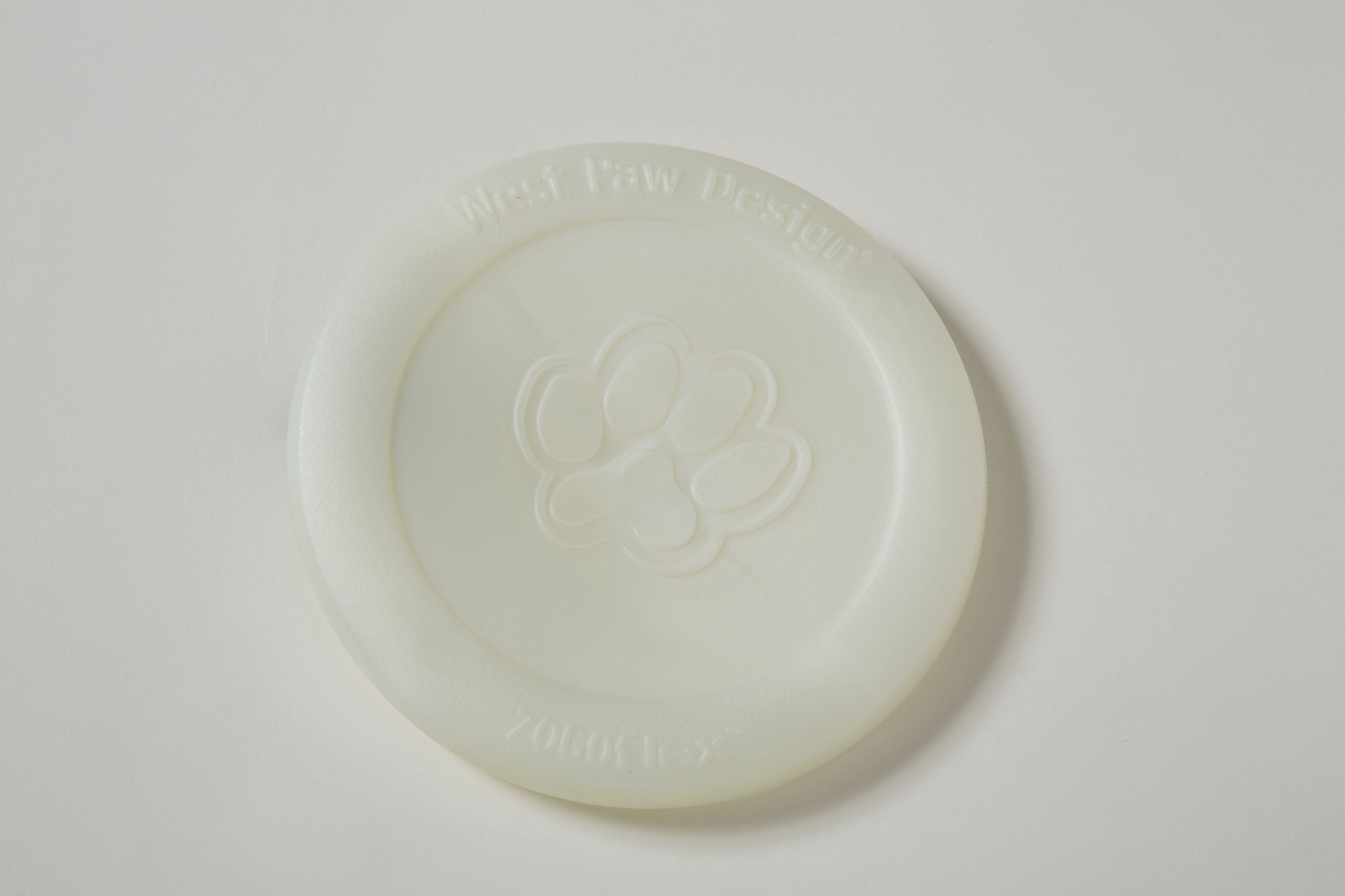 West Paw Zogoflex Glow Zisc Large 8.5" Dog Toy Glow in Dark
