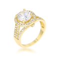 thumbnail image 1 of Femmes Marylin 2.5 CT Cubique Zircone 14K Or Classique Bague - Taille 5, 1 of 1